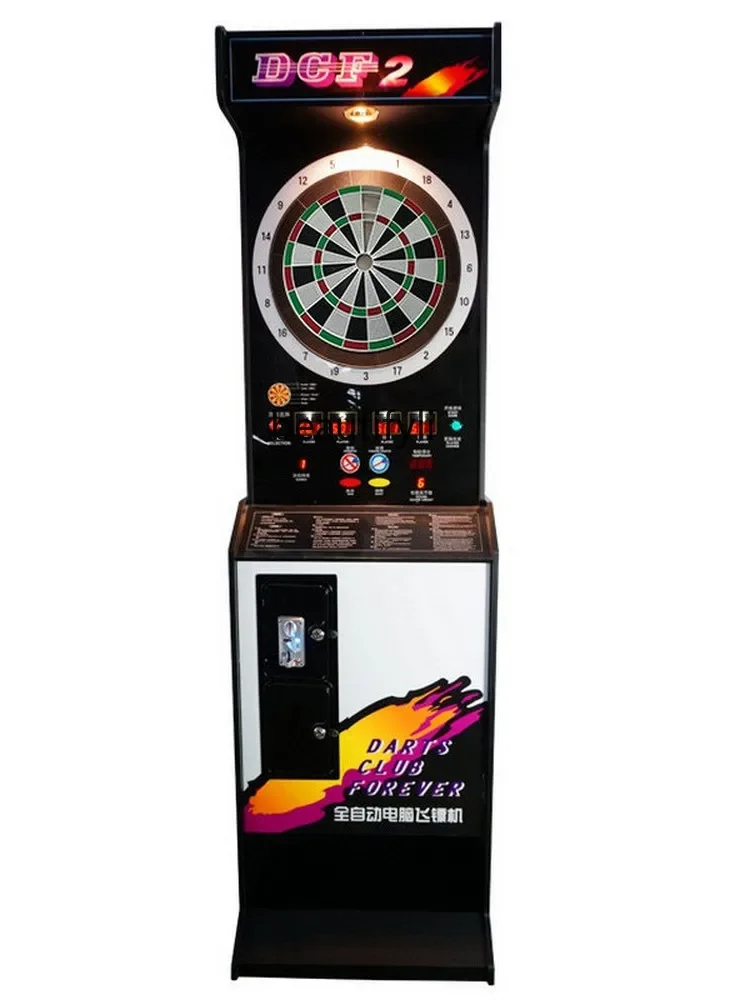 Automatic Computer Vertical Cabinet Box Type Electronic Safety Luxury Dart Machine Plate Target