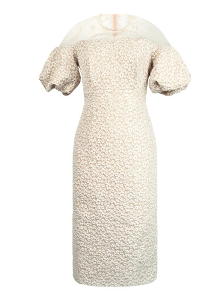 Elegante abito da sera formale francese da donna di lusso carino Midi compleanno abito femminile festa notturna fuori abiti banchetti abiti da donna