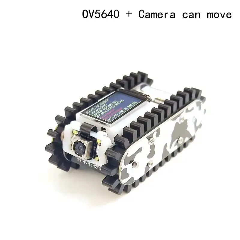 Esp32 Remote Control Tank Model Metal Chassis Tractor Crawler Balance Car Mount Truck Robot Chassis for Wifi RC Scout Robot Car