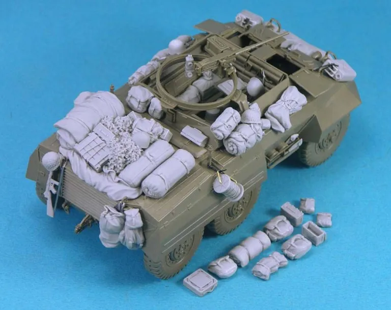 1:35 Scale Resin Die-cast Armored Vehicle Tank Chariot Parts Modification Does Not Include Unpainted Tank Model