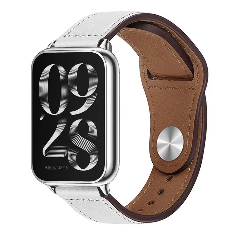 Leather Strap For Xiaomi mi Band 8 PRO Redmi watch 4 5 Replacement Smart Wristband Bracelet MiBand 9Pro redmi whatch 4 watchband