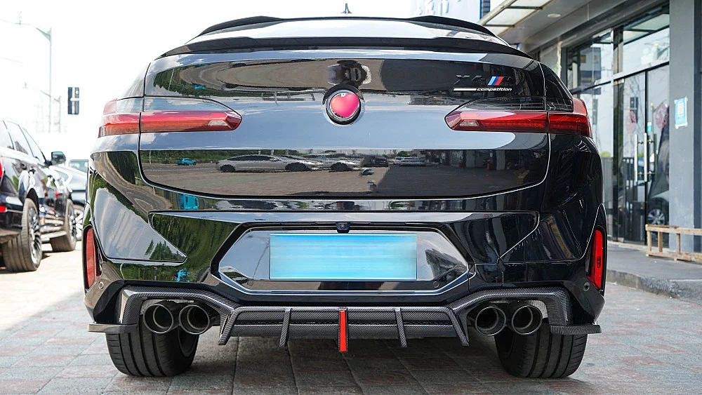 

Suitable for BMW X4M F98 Retrofit Upgrade Carbon Fiber Front and Rear Diffuser Lip Side Skirt Body Kit