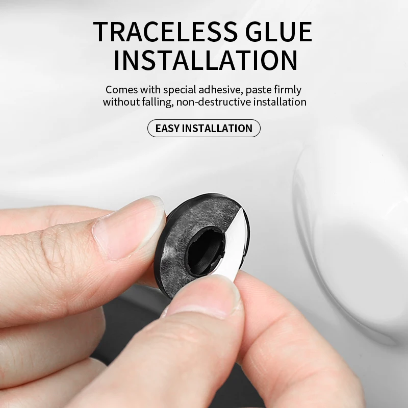 Per Kia Rio Ceed Sportage Cerato Soul Picanto Porta auto Ammortizzatore Buffer Adesivo protettivo Cuscinetti in gomma insonorizzati Accessorio