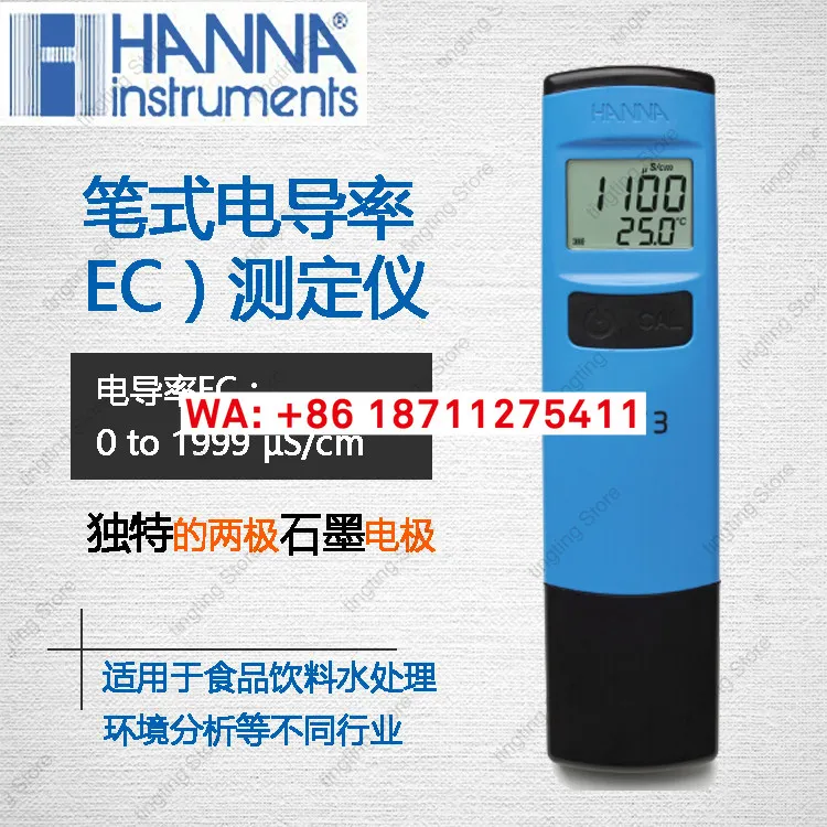 Italy HANNA HI98303 HI98304 Conductivity Tester Original Imported EC Meter