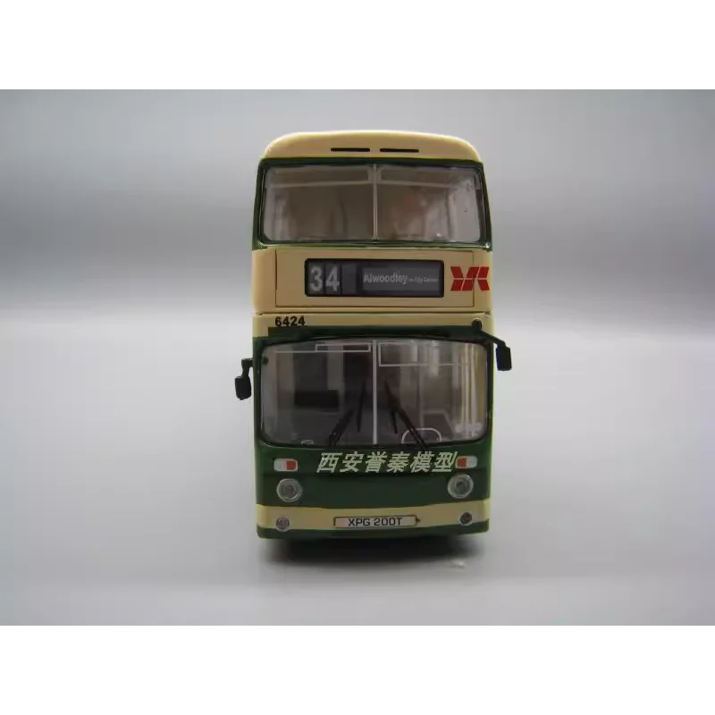 다이캐스트 BRITBUS 1/76 스케일 런던 더블 데크 합금 자동차 모델 소장 장난감 선물 기념품 디스플레이 장식품