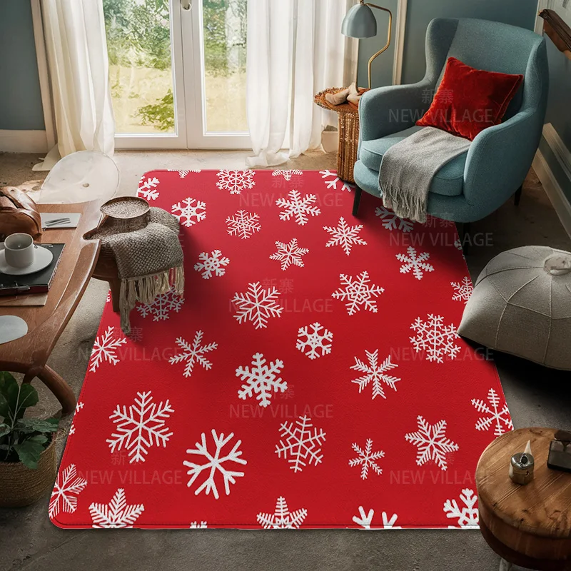 House entrance carpet Home door mat Living Room Bath Foot bathroom non-slip water absorption rugs bath Merry Christmas winter