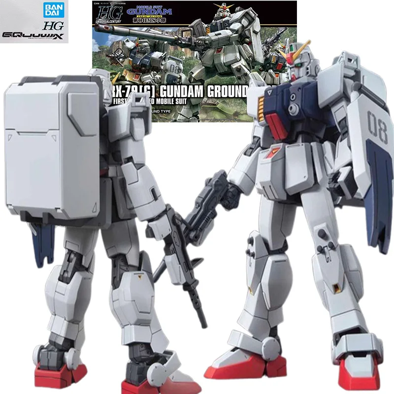 

Оригинальный Bandai HGUC1/144 RX-79G GUNDAM GROUND TYPE аниме робот мобильный воин в сборе модель игрушка мальчик подарок