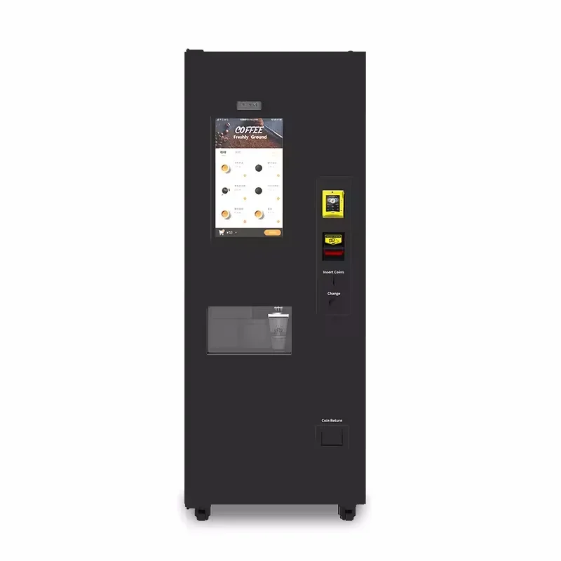 Customized Color Professional Coffee Vending Machine Design Sticker Small Drink Vending Machine For Business