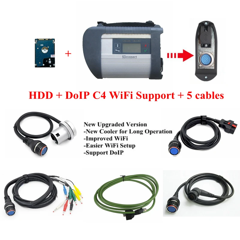 

MB Star C4 With T470 laptop 16GB RAM installed HDD 2024.06 DAS Xent DTS Best Sd Connect C4 Car Diagnostic Tool