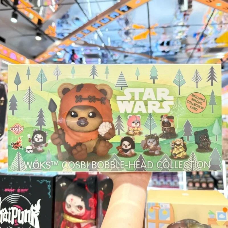 

Лидер продаж, оригинальные горячие игрушки Star Wars Ewok Man Cosbi, мини-слепая коробка Q-Version, игрушки для кукол, коллекционная фигурка, загадочная коробка, подарок-сюрприз