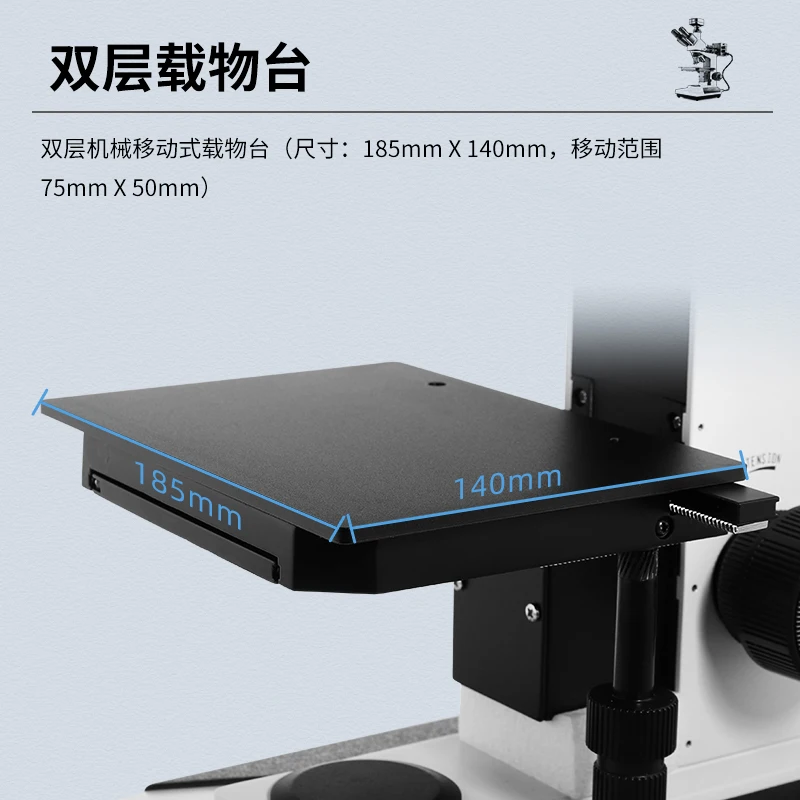 Microscope Orthographique Professionnel à Trois Yeux