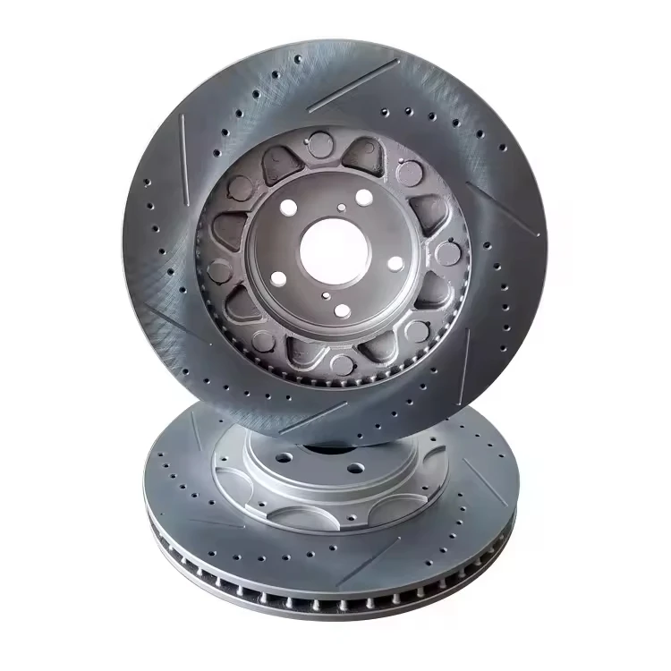 34106797603 قطع غيار السيارات دوارات الفرامل العائمة الأمامية حفر ومشقوق 370 مللي متر لأقراص الفرامل BM W M3 F30 MP #4