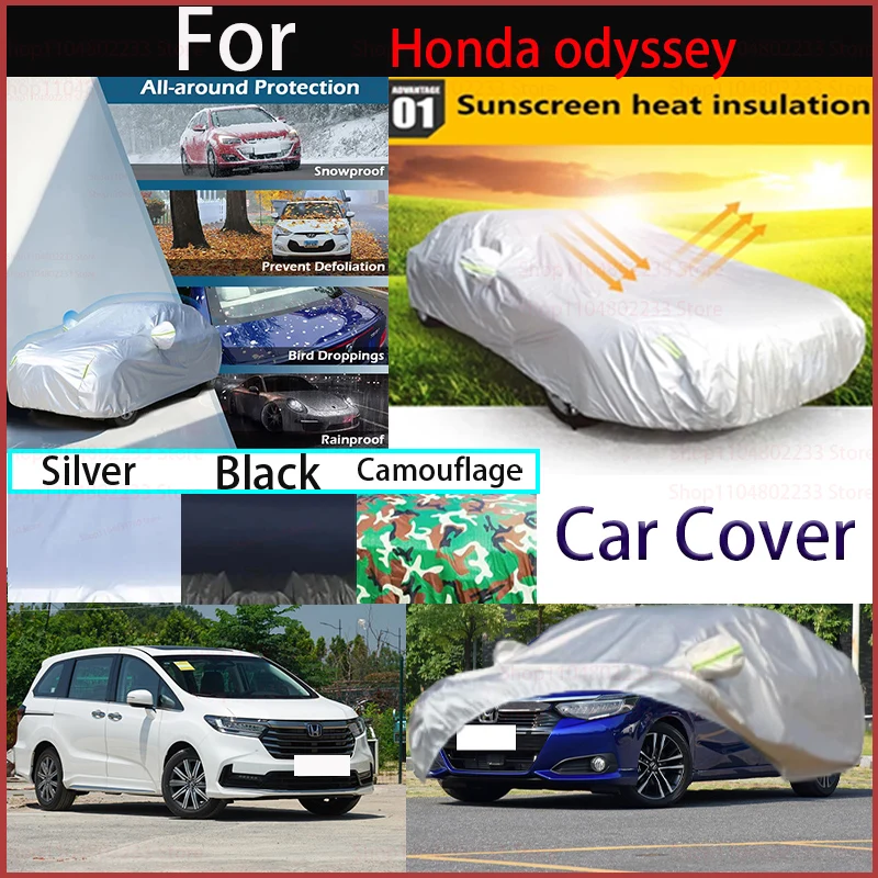 

for Honda Odyssey 190T Car Cover Protection Sunscreen Heat Insulation Dust Resistant Scratch Car Exterior Accessories