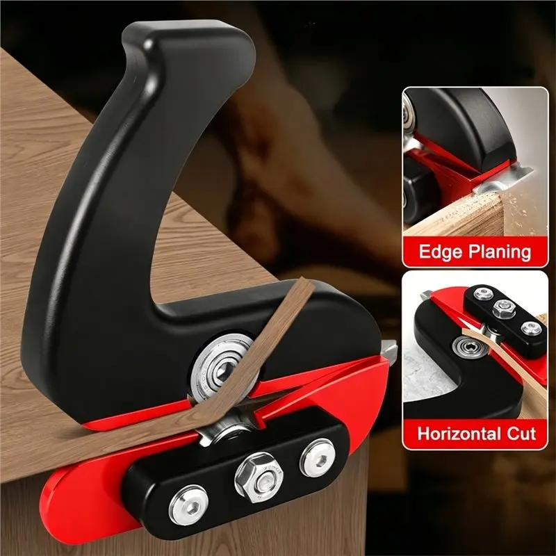 AB66-Upgrad Edge Banding Cutter - Wood & Metal Panel Cutter Dual Offset Bearings For Laminate, Plastic & Thin Sheets