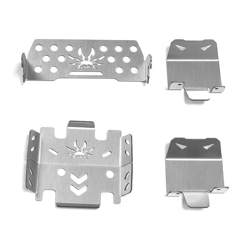 

Защитная пластина/броня для шасси из нержавеющей стали 1/7 MK07 JK07 HD6100 Croboll для радиоуправляемых машин, улучшенные запчасти