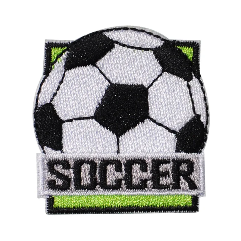 Soccer Patch Iron on Patches for Clothes Basketball Series Embroidered Cloth Patch DIY Patch