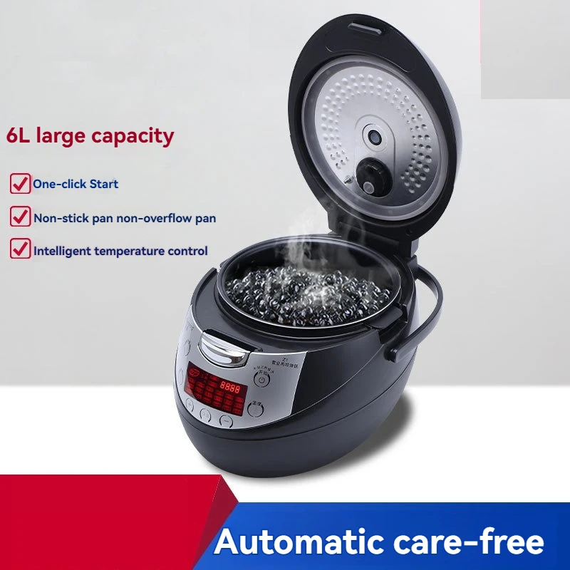 Olla de tapioca de 900W para tienda de té de la leche, olla calentadora de perlas, tetera de burbujas para bolas de Taro, máquina de cocina de frijol rojo Sago