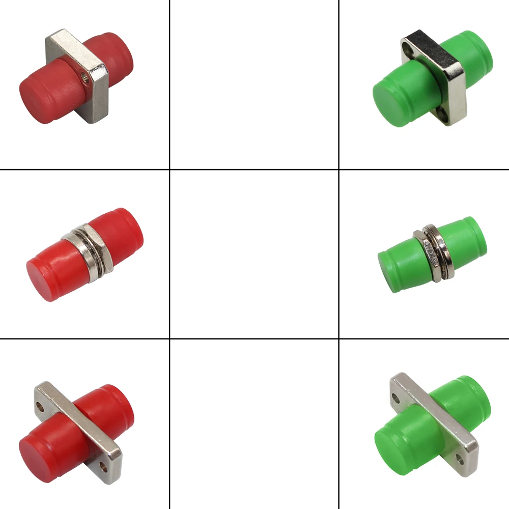 

FC-FC UPC/APC Simplex Fiber Optic Adapter SM Single Mode/MM Multi Mode Flange FTTH Coupler for Data Center FTTD 5pcs/lot