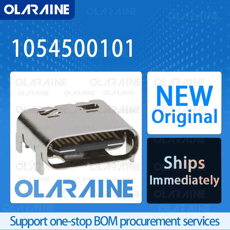 

20/50/100Pcs 1054500101 100% new original ic chip USB connector 24 Contact Current 5 A Voltage 30 V