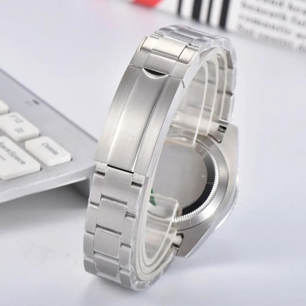 39mm Custom New Luxury Mechanical Wristwatch NH34 GMT Watch Sapphire Glass 100m Waterproof Men Watches reloj hombre