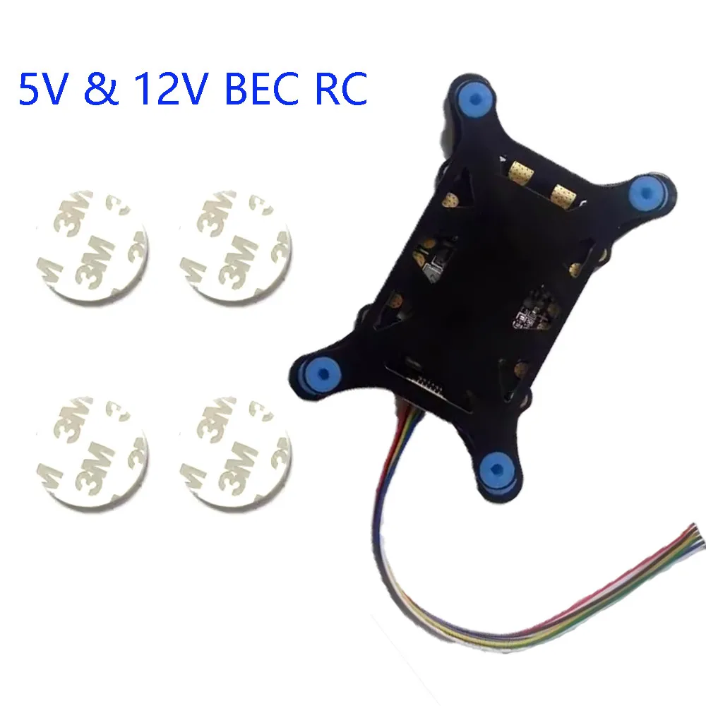 5 in 1 Damping Plate +ESC Power Distribution Board +5V&12V BEC +Current/Voltage Sensor +Power Module for Pixhawk APM 2.5 2.6 2.8