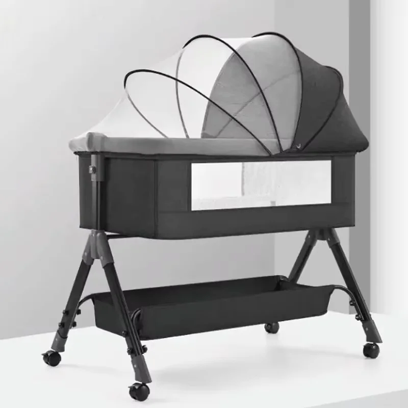 New  Contemporary Movable Baby Crib for Newborns and Infants for Hospital and Home Use