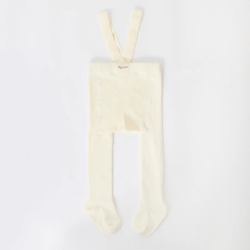 Collants à Pieds Mignons avec Bretelles pour Bébé Fille, Salopette Commandée, Bas betantile, Leggings en Tricot