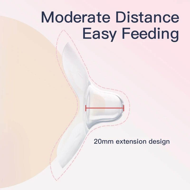 2 opakowanie chroniące przed ugryzieniem sutka matki z silikonową osłoną na sutek, miękkie osłona na sutek
