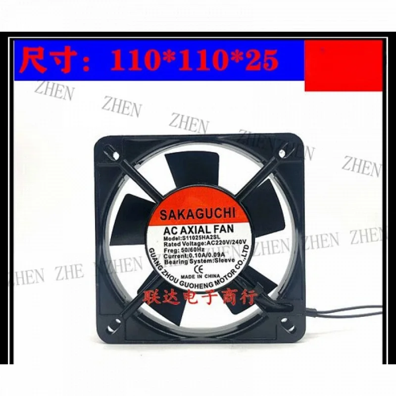 Y FOR  SAKAGUCHI S11025HA2SL 220/240V 0.10/0.09A Cooling Fan