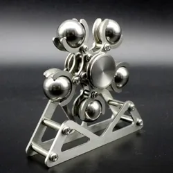 Hand Spinner Steel Ball Ferris Wheel 2 Fingertip EDC Adult Fidget Toys Five Bead Finger Gyro Silent Bearing Stainless Steel