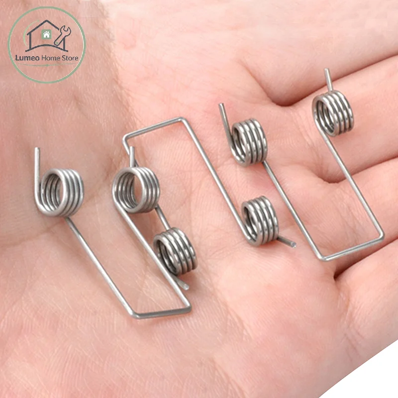 Garbage Can Adjustable Compress 1mm Double Torsion Spring Hand-operated Flip-top Storage Bucket Accessory