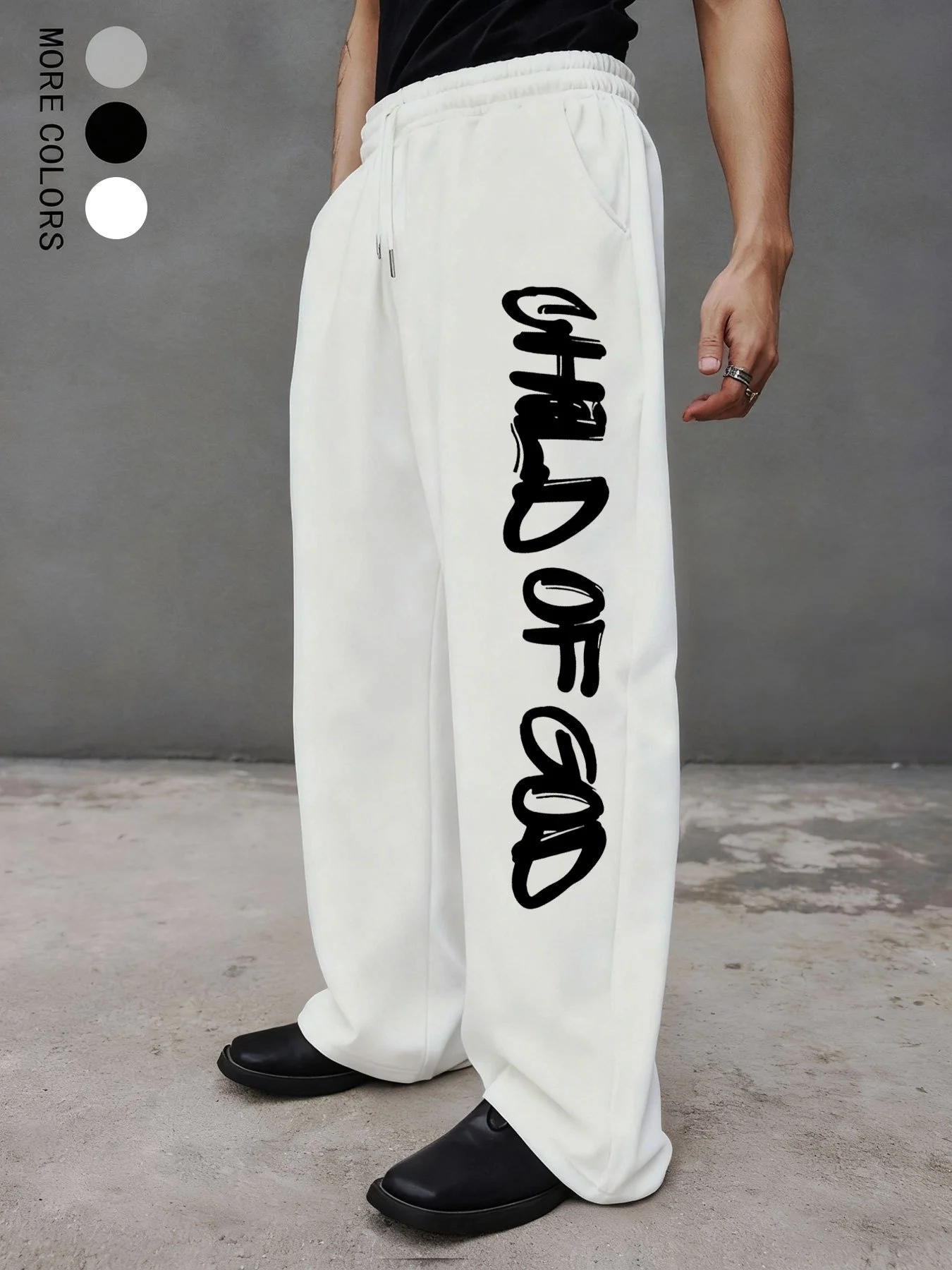 

Прямые, универсальные однотонные свободные брюки на шнурке, повседневные и спортивные длинные брюки для мужчин и женщин, уличная домашняя одежда