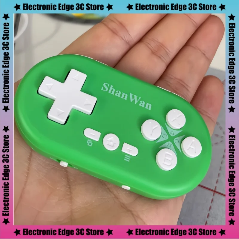 

New Shanwan Mini Gaming Controller Host Version Wireless Bluetooth Portable Lightweight Platform Connection Android/Windows