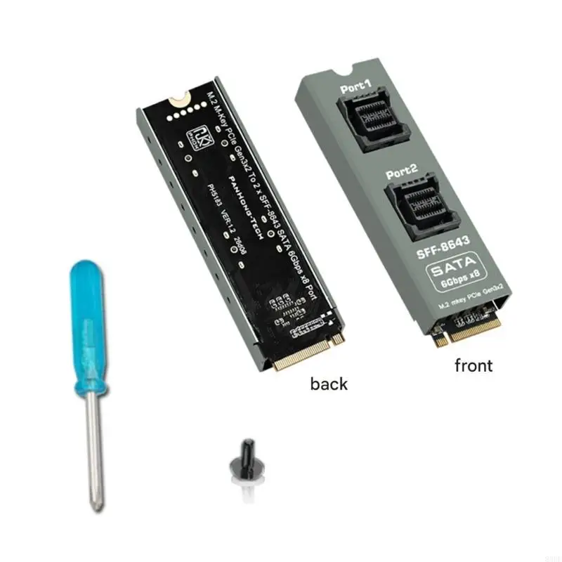 ドライブ-レイアウト用の-2-つの-sff-8643-コネクタを備えた-m2-m-キー-ストレージ-アダプタ-カード-83cf