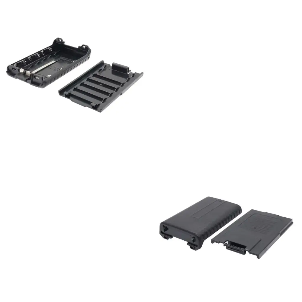 Portable Black Extended 6x AAA Battery Case Pack For Baofeng BF-UV5R BF-UV5RA