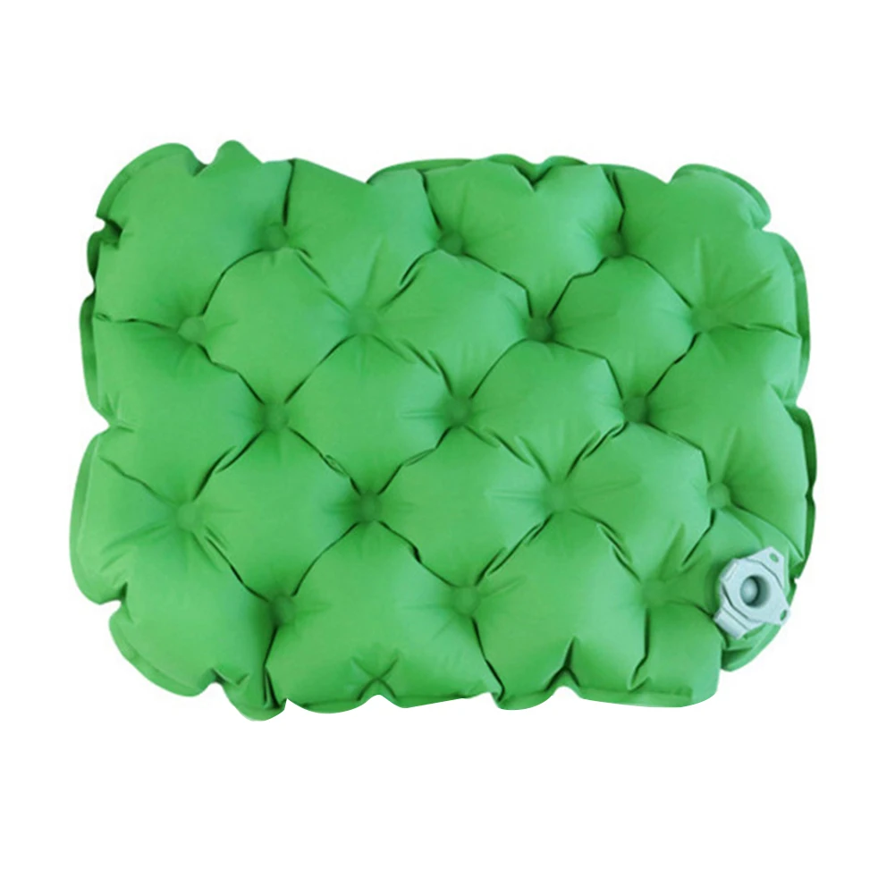 Camping Inflatable Cushion Inflatable Cushion Camping Black Gray Green 40D Nylon Composite TPU For Outdoor Camping