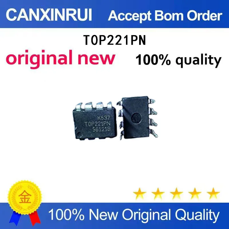 

(5-100 Pieces) Brand new original TOP221P T0P221PN DIP-8 integrated chip IC in stock
