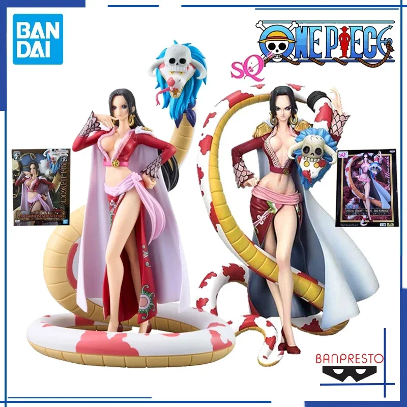 

Bandai Banpresto Original Anime One Piece DXF SQ THE GRANDLINE SERIES EXTRA Boa Hancock PVC Action Collection Toy Figure Mode