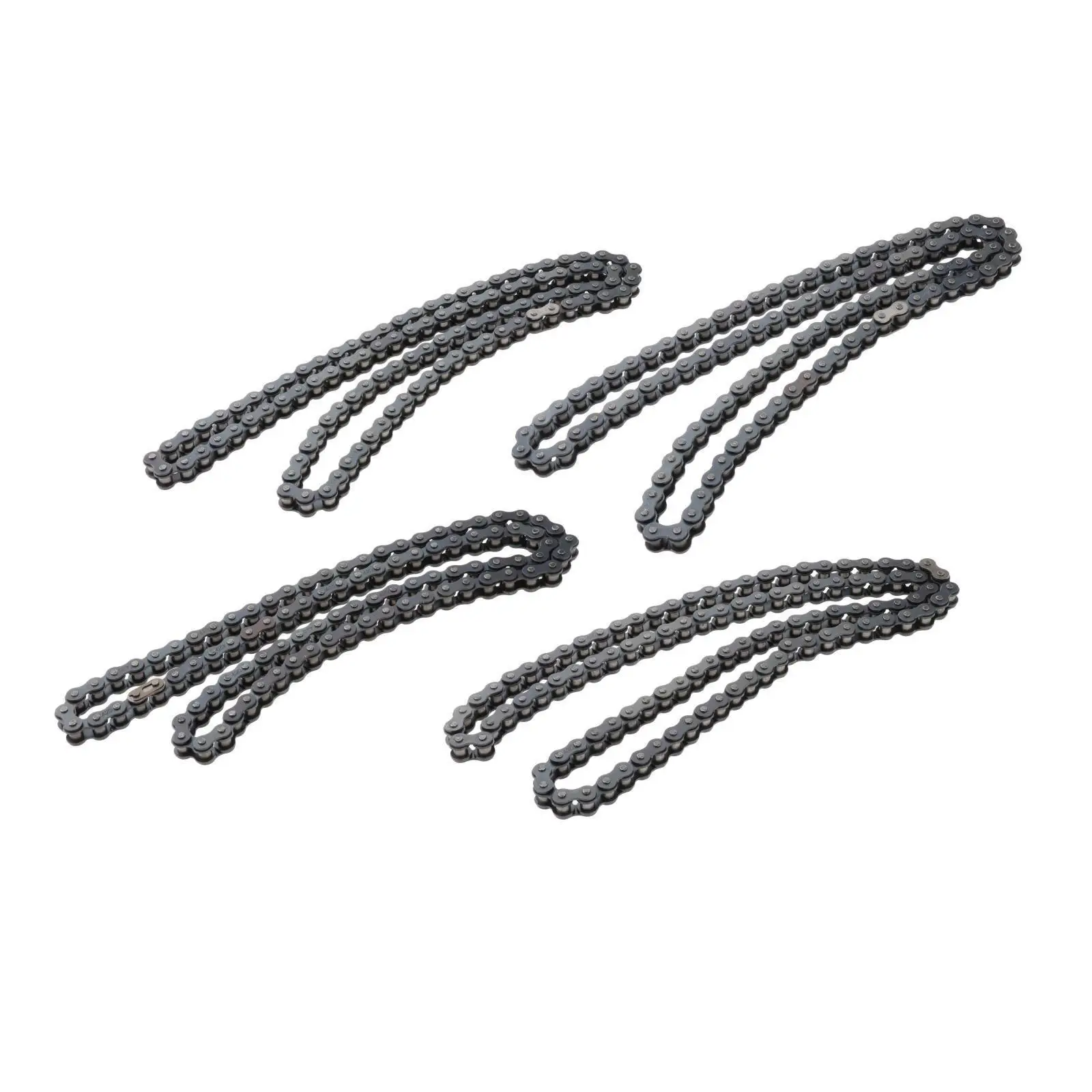 Steel 420 Motorcycle Chain 50-110Cc Roller 96 102 104 106 Motorcycle Chain Fit for ATV Kart Bike