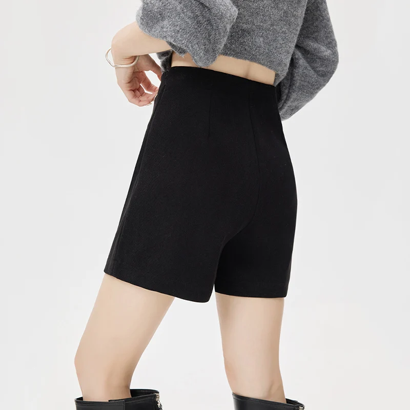 Korean Irregular A Line Corduroy Skirts Women 2026 Autumn High Waist Mini Skirt Shorts Woman Fashion Side Zip Thick Short Skirt