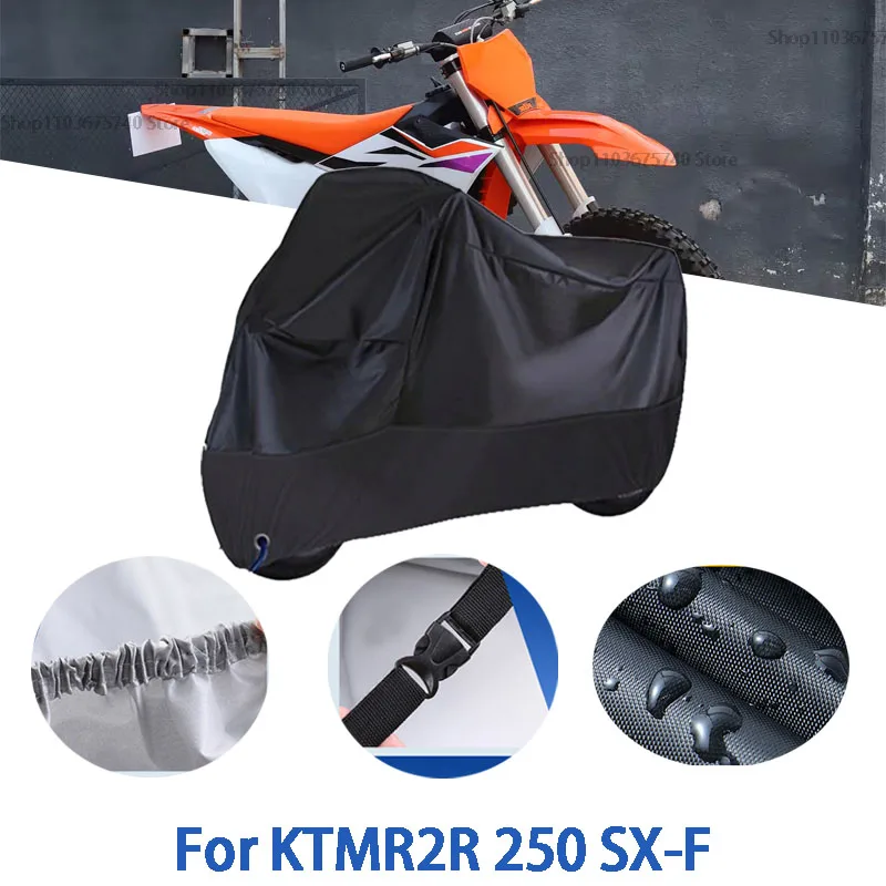 

Полные чехлы для мотоцикла KTMR2R 250 SX-F, автомобильные чехлы на открытом воздухе, защита от солнца, пыли, без ушей, утолщенные оксфордские чехлы, аксессуары
