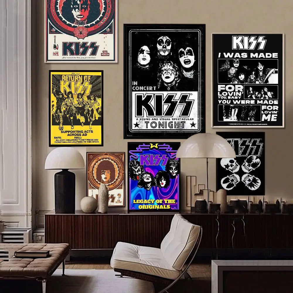 Famous Band K-kiss D-destroyer-R Classic Vintage Posters HD Quality Wall Art Retro Posters for Home Room Wall Decor