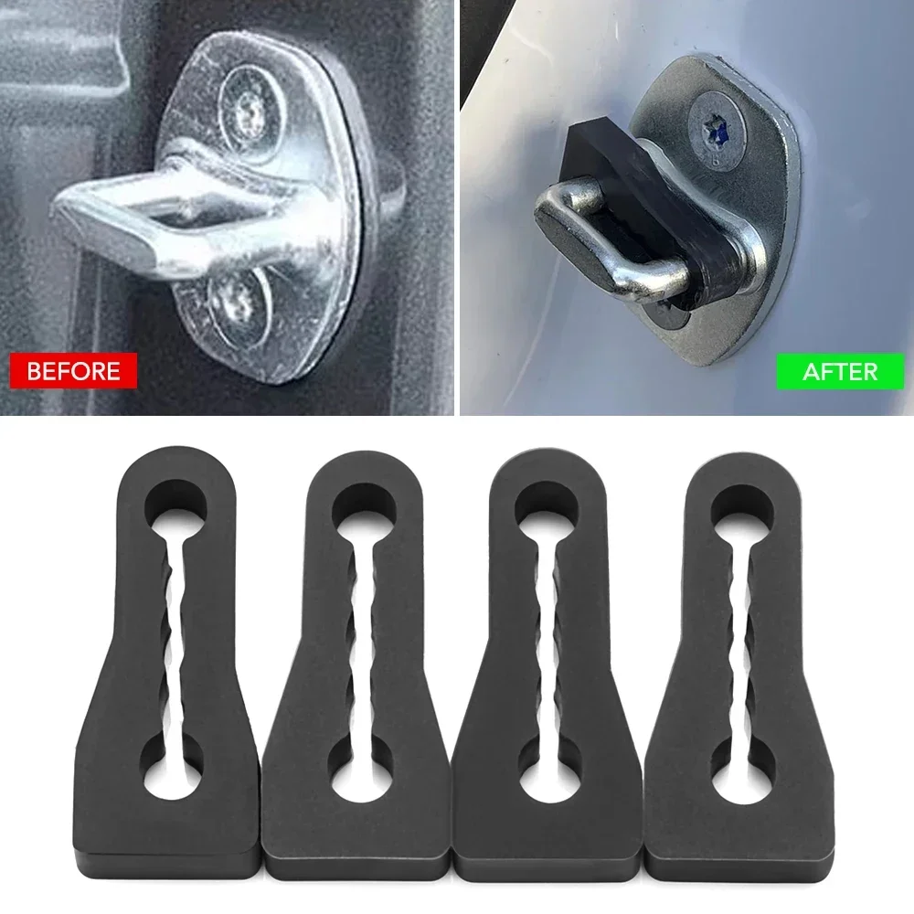 Fechadura da porta do carro amortecedor amortecedor de som para hyundai tucson santa fe rena sonata elantra creta ix35 ix45 i10 i30 i40 kona