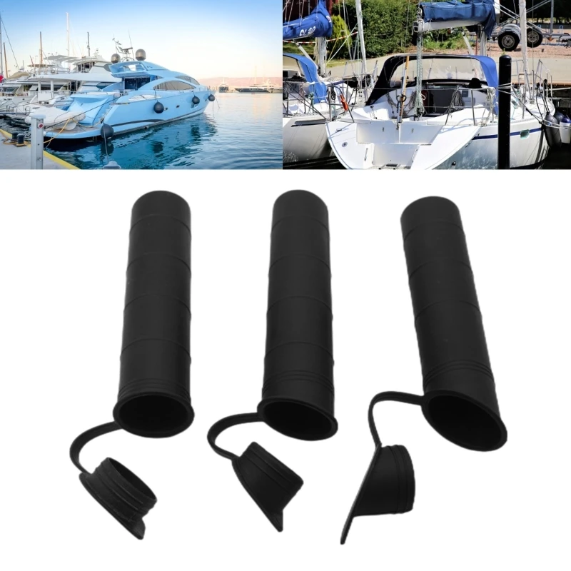 Fishing Rod Holder Gasket Cap Cover Stick Kit Parts Non-slip Inner Tube Pad Replacement Part for Boat Kayak Canoe Marine