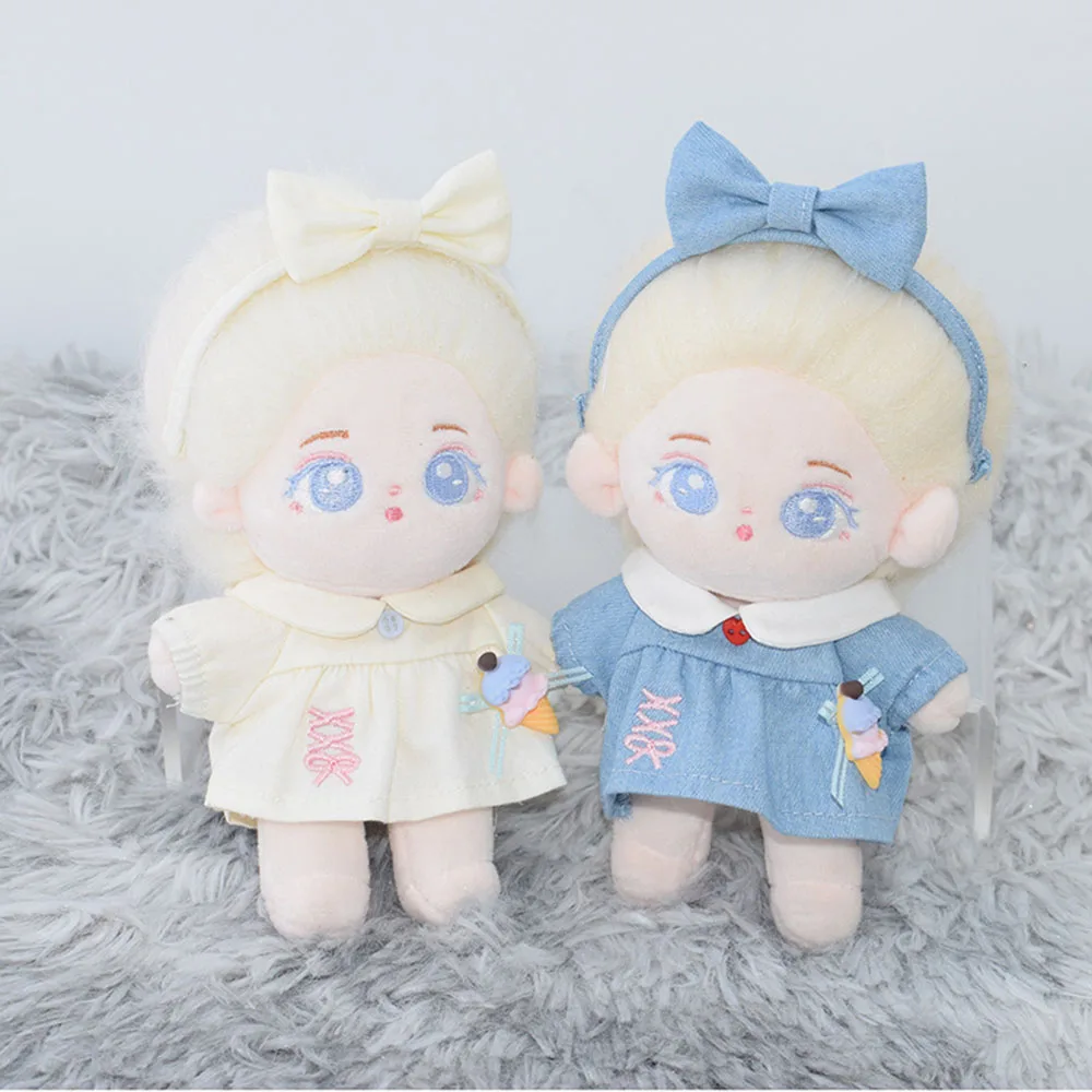 

Labubu Doll Clothes Ice Cream Dress 17cm Plush Doll Clothes Accessories Labubu Doll Sitting Party Accessories