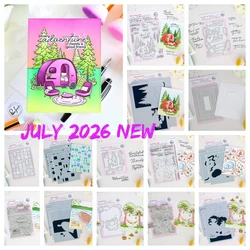 Dotted Nested Deckled Rectangles Dies Metal Cutting Die Stamps Stencil Scrapbooking Embossing DIY Album Release Bundle Cut Craft