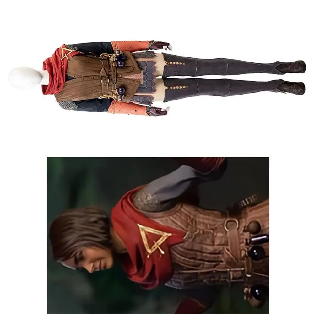 

Game Mio Cosplay Costume Woman Fantasia Top Pants Vest Full Set Halloween Party Oufits