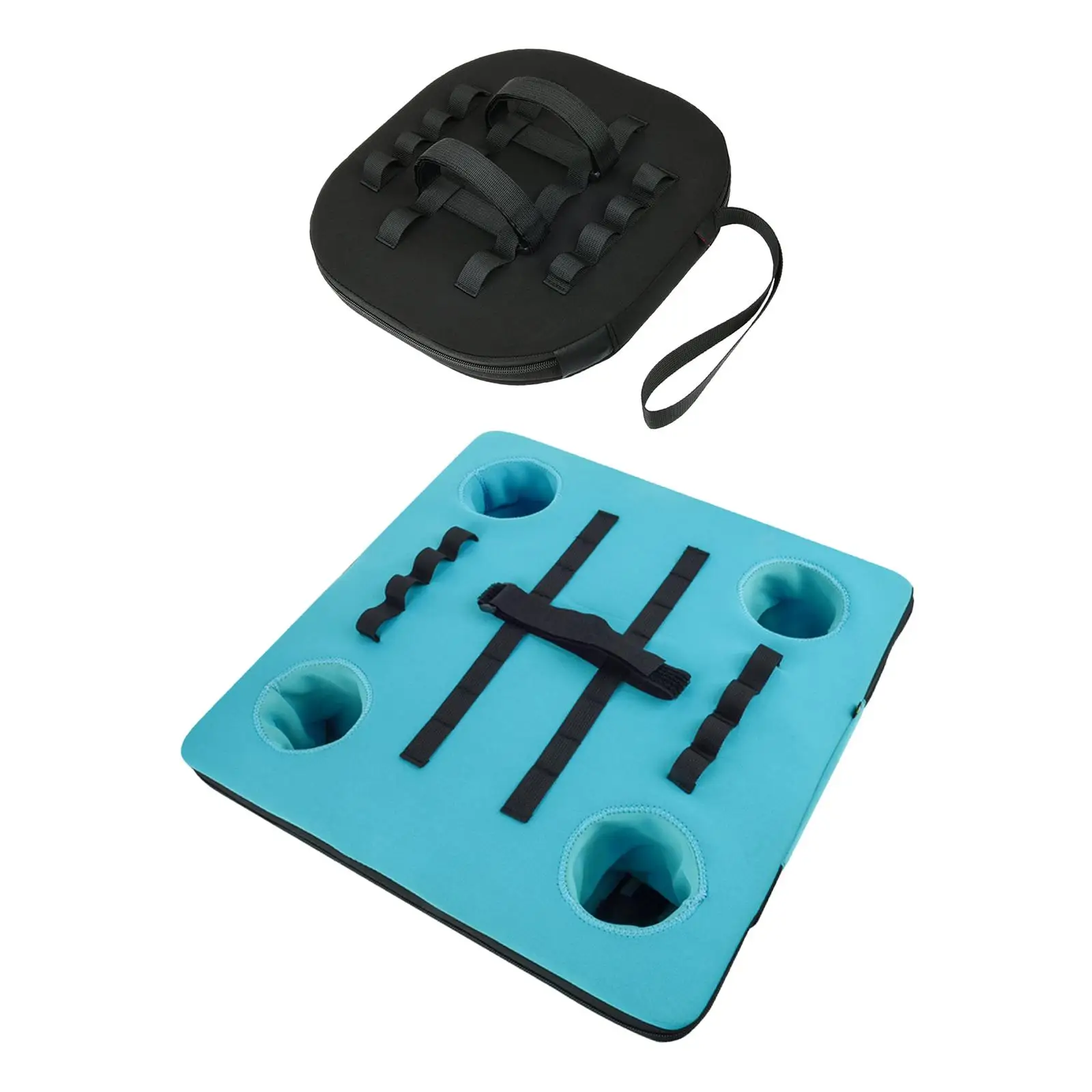 Accessori galleggianti per bevande con supporto per telefono galleggiante in neoprene, tavolo galleggiante per giocattoli d'acqua
