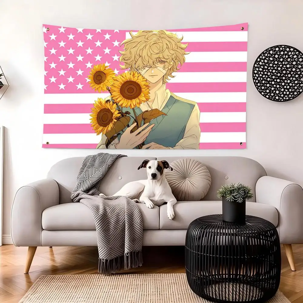 Game Character Florian Brand Flags Personalized Image Wall Hanging Decor for Garage, Bedroom, Living Room, Dorm