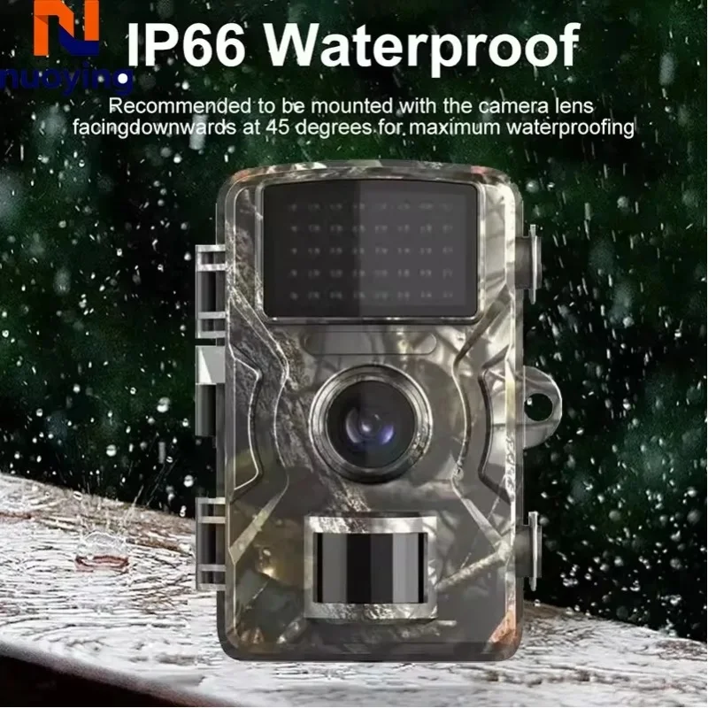 Outdoor Wildtier-Überwachungskamera 16MP 1080P Auflösung 940nm Infrarot Nachtsicht Bewegungssensor Aktivierte Sicherheitsüberwachungskamera